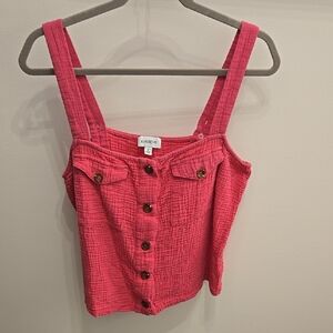 Evereve Pink Sleeveless Tank Top